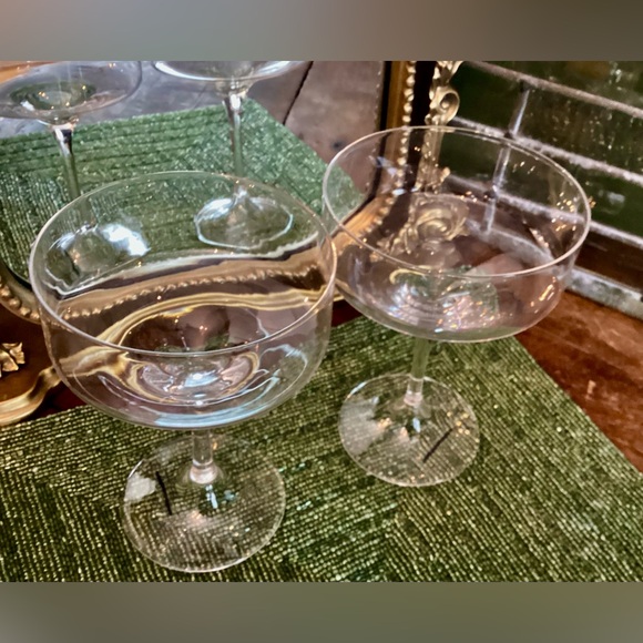 Anthropologie Morgan  Coupe glasses -set of 4 NIB - Picture 5 of 9